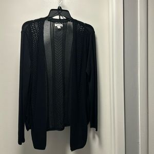 Black cardigan, XL